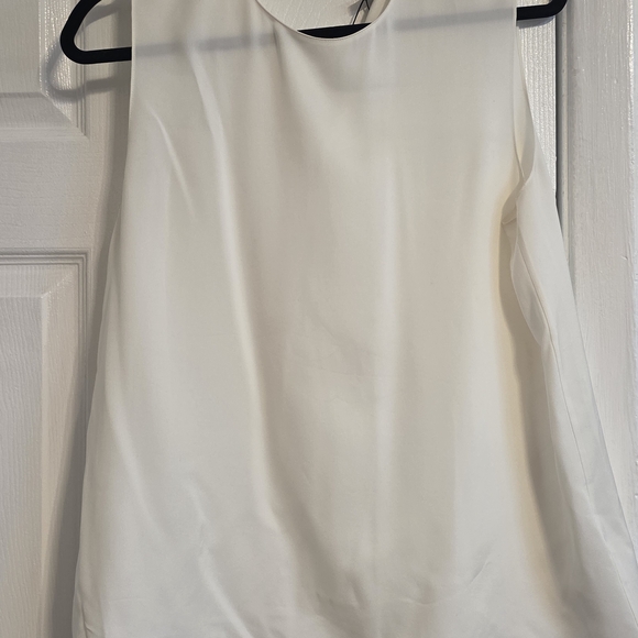 Theory Tops - Theory Cream Sleeveless Blouse